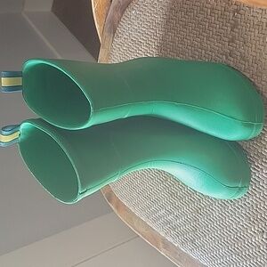 Green Rain Boots